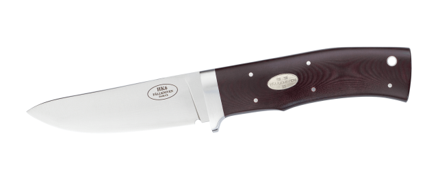 HK6cxLmm - Cowry X damaststål (Maroon Micarta)